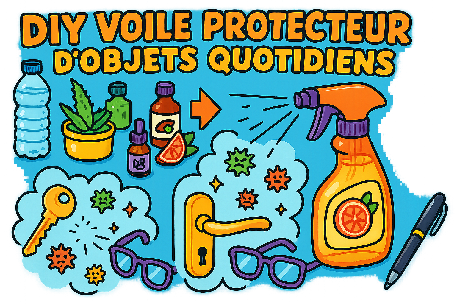 Image recette DIY Voile Protecteur d'Objets Quotidiens Barrière Covid