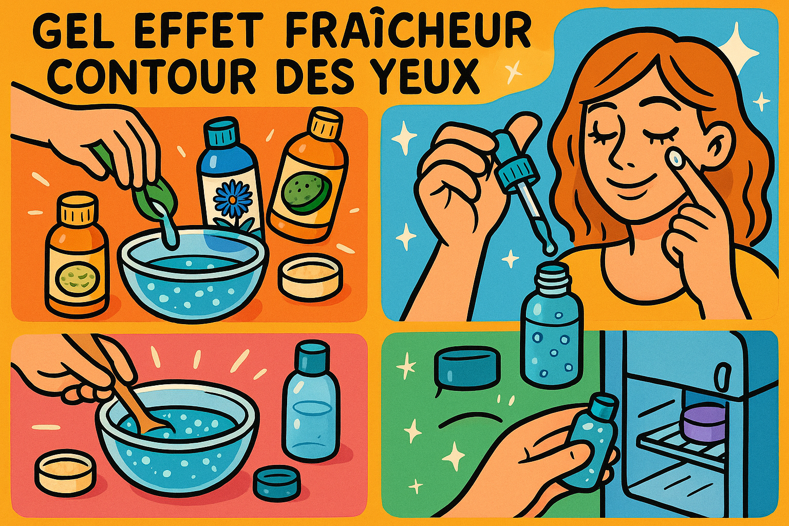 Image recette Gel Effet Fraicheur Contour des Yeux DIY