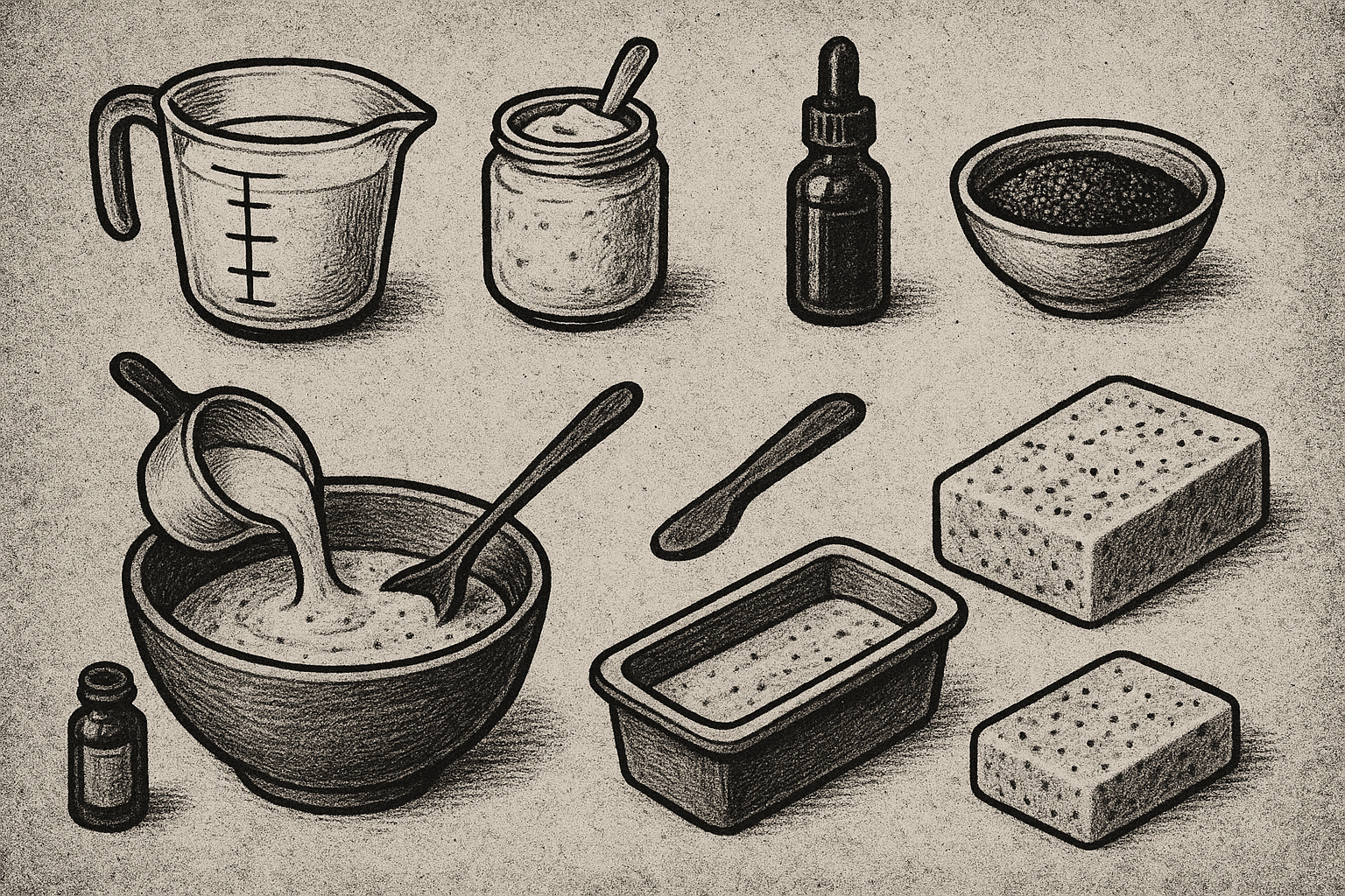 Image recette Savon Surgras Crémeux au Yaourt et Graines de Pavot