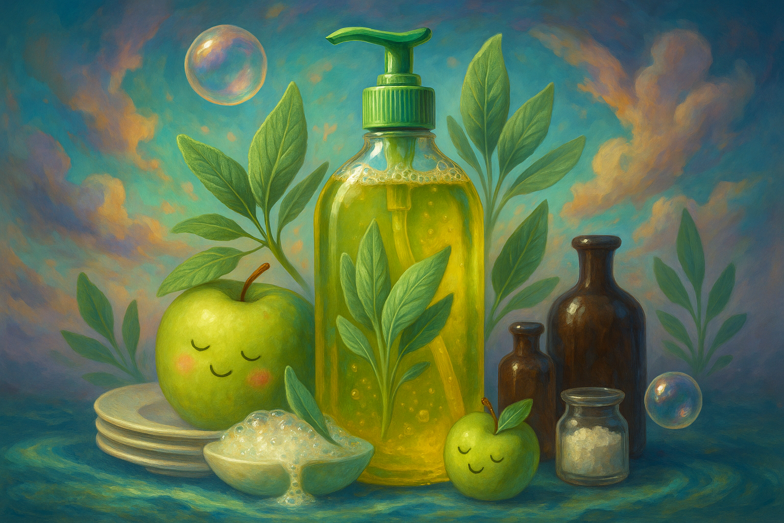 Image recette Liquide Vaisselle Maison Douceur de Pomme & Sauge