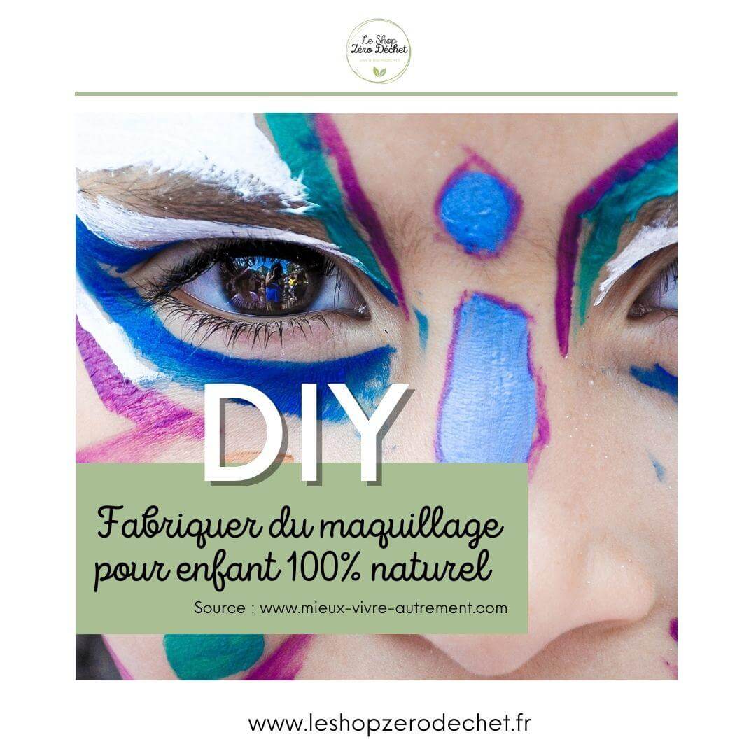 Image recette Fabriquer du maquillage pour enfant 100% naturel