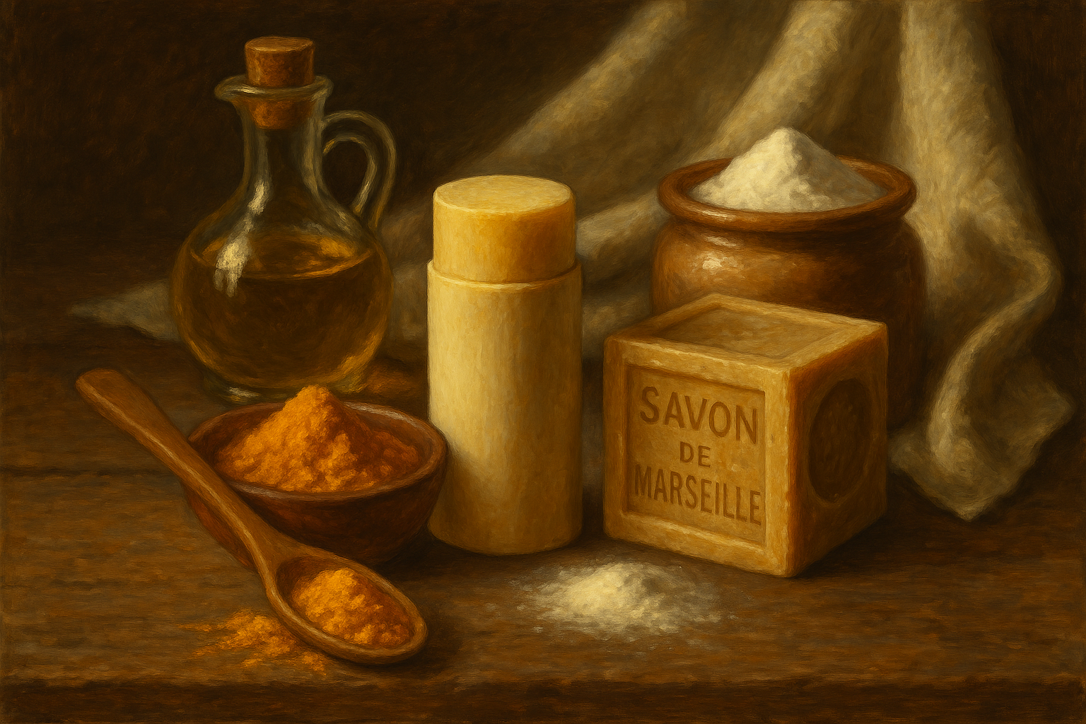 Image recette Stick Détachant Zéro Déchet au Curcuma et Savon de Castille