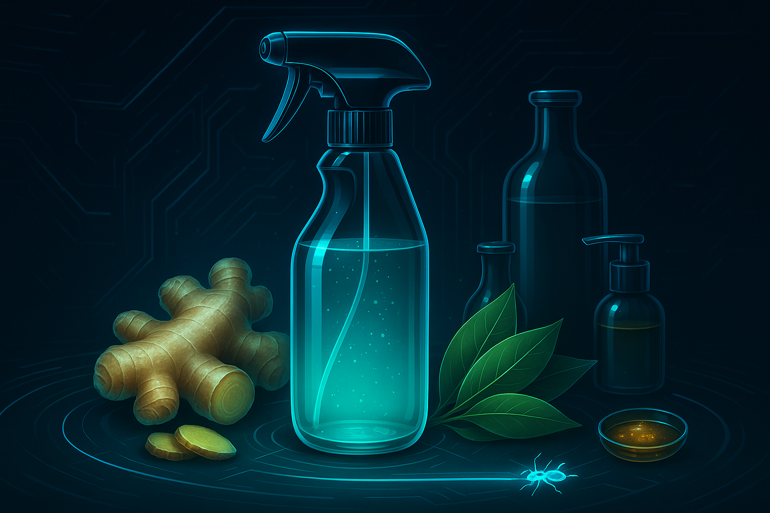 Image recette Insecticide Maison au Gingembre et Feuille de Laurier
