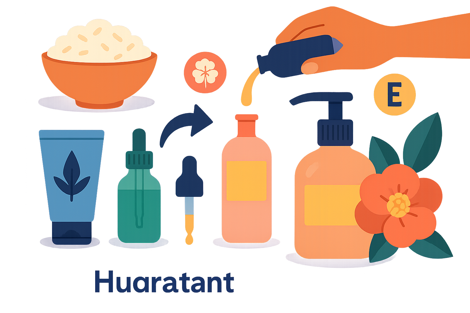 Image recette Hydratant Visage Eau de Riz & Camelia - Hydratation Lumineuse ...