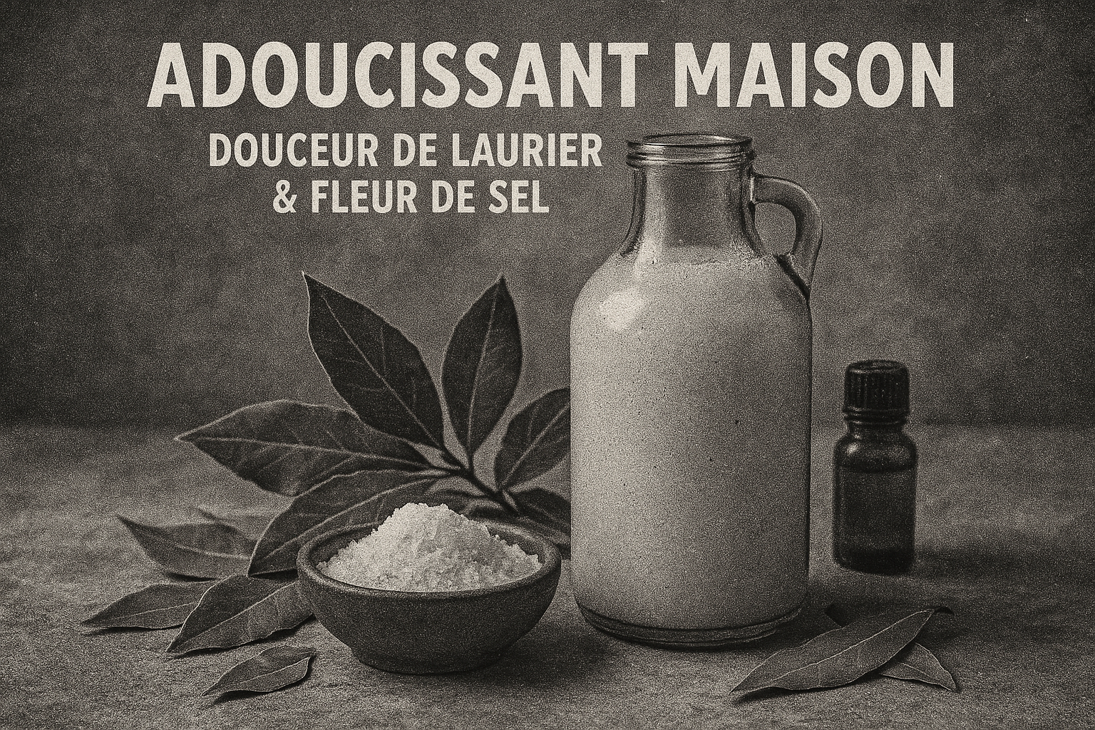 Image recette Adoucissant Maison Douceur de Laurier & Fleur de Sel