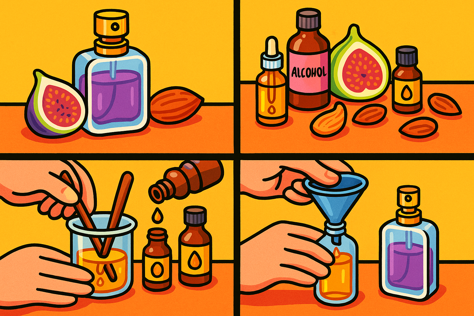 Image recette Parfum DIY Figue & Amande Douce