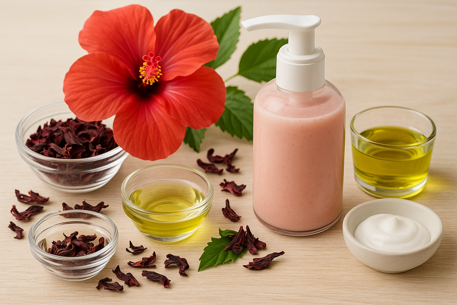 Image recette Apres-shampoing Maison à l'Hibiscus et Huile de Chanvre : Douc...