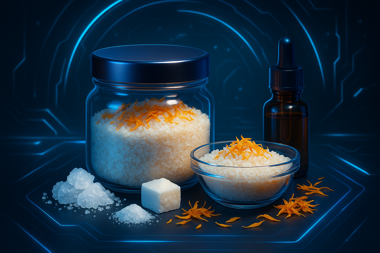 Image recette Sels Fondants DIY Nutri-Réparateurs pour Bain de Pieds Crépita...
