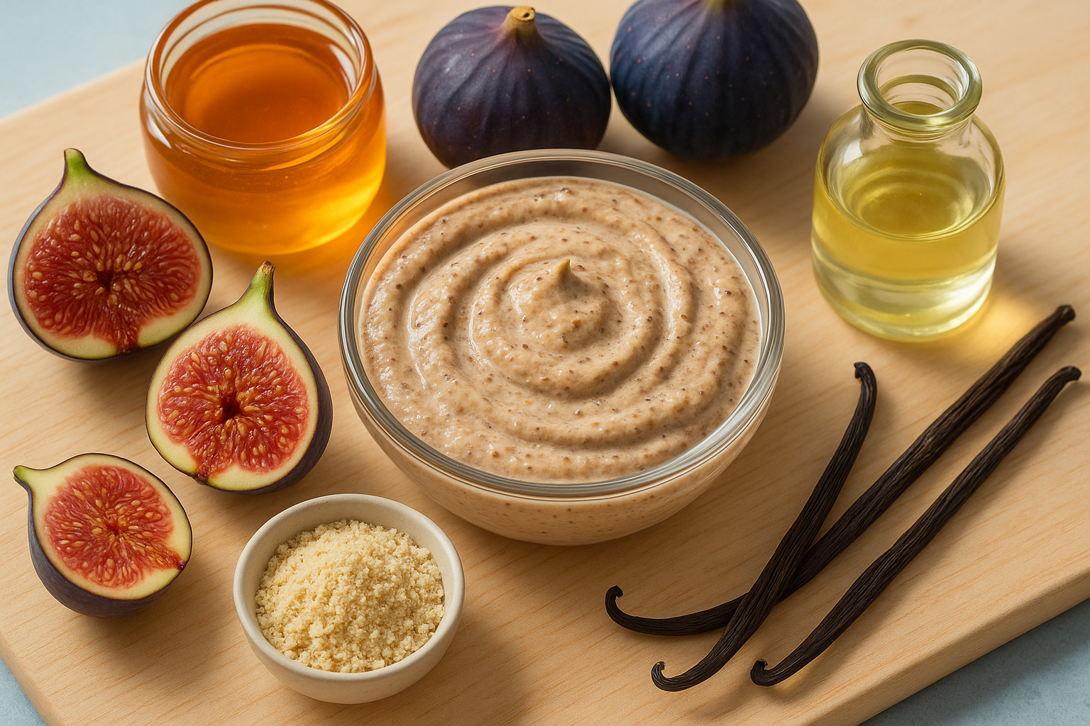 Image recette Masque Corps Réconfortant à la Figue, Amande et Vanille