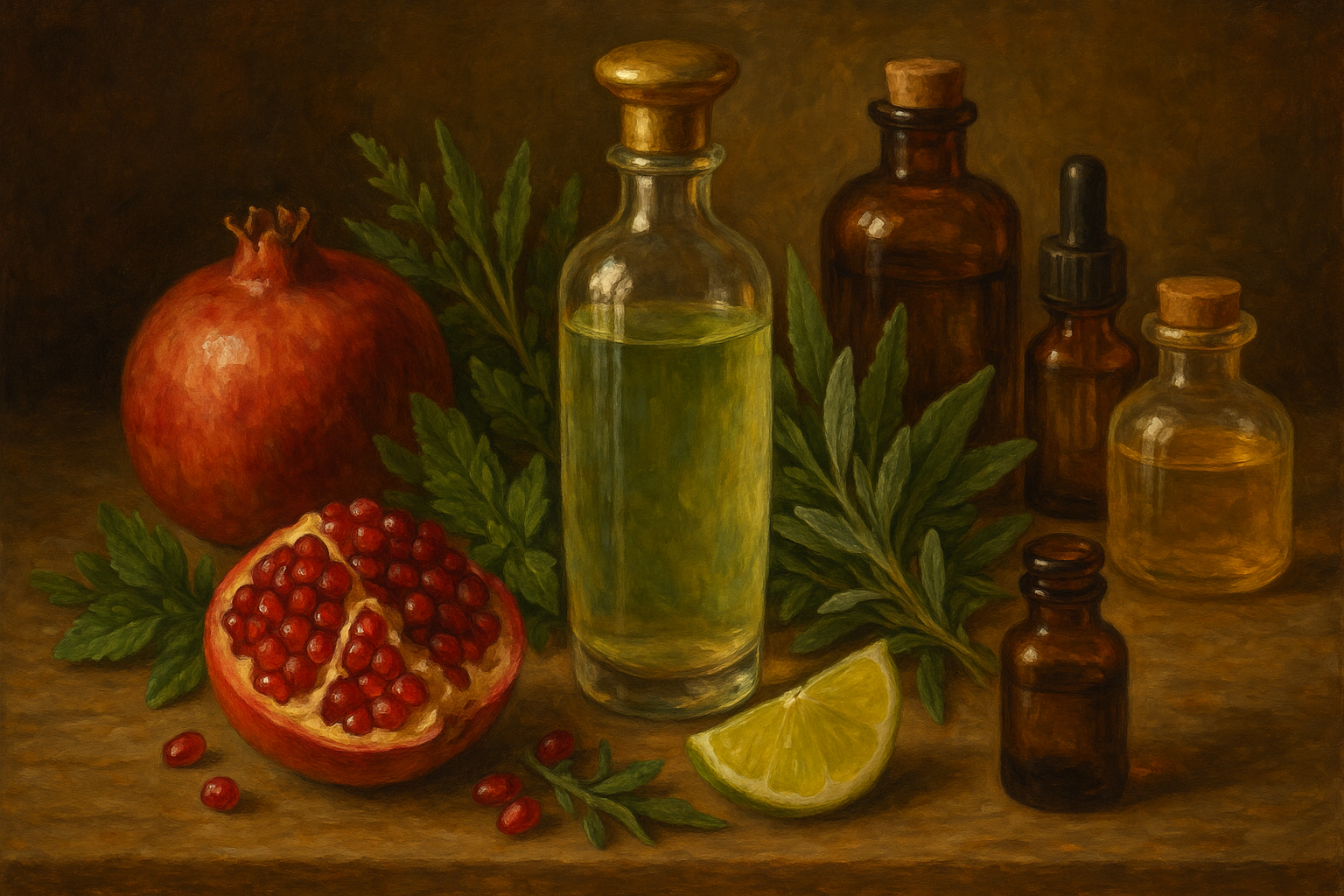 Image recette Eau de Toilette DIY Brise de Grenade et Herbes Fraîches