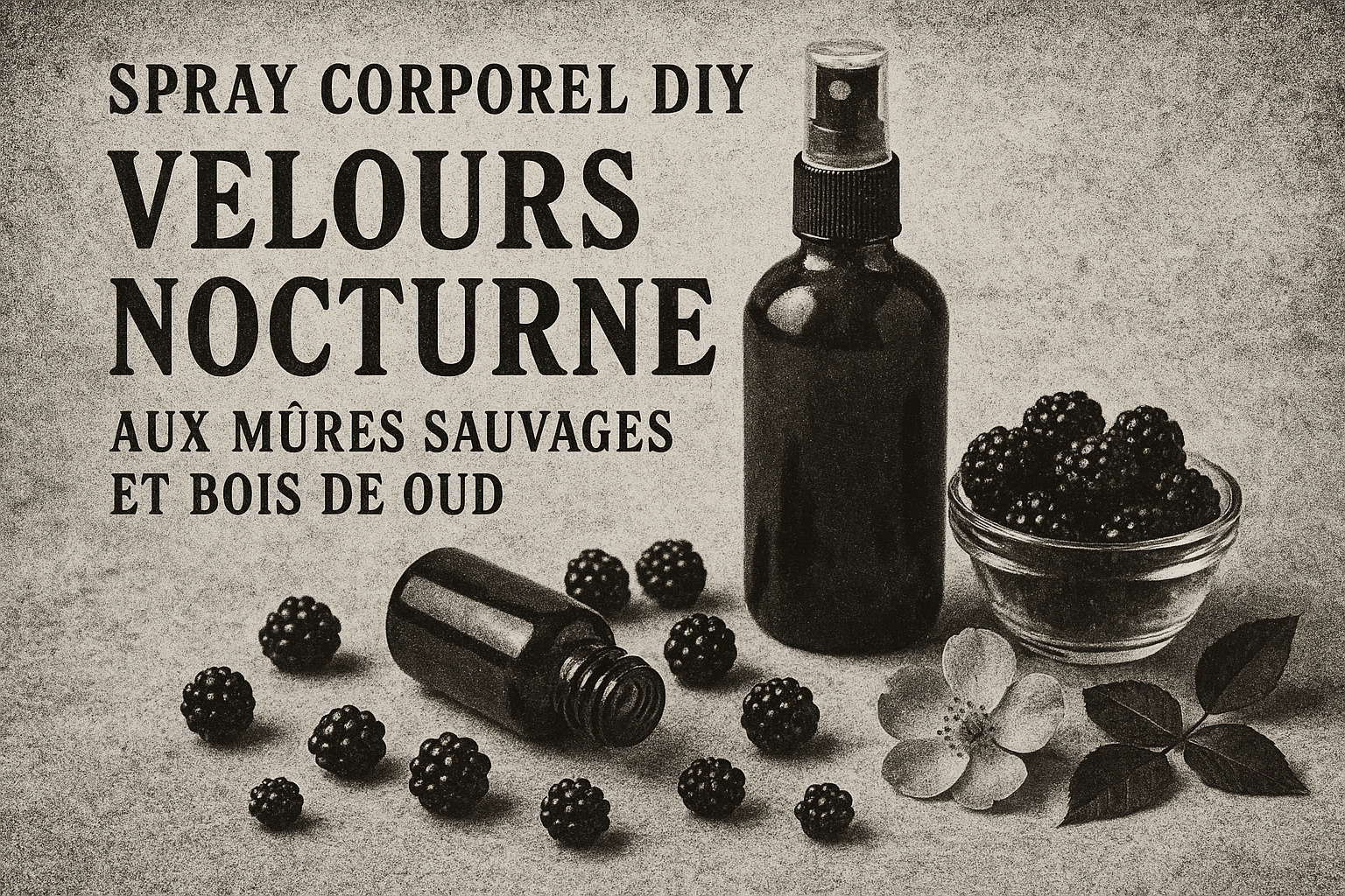 Image recette Spray Corporel DIY Velours Nocturne aux Mures Sauvages et Bois...