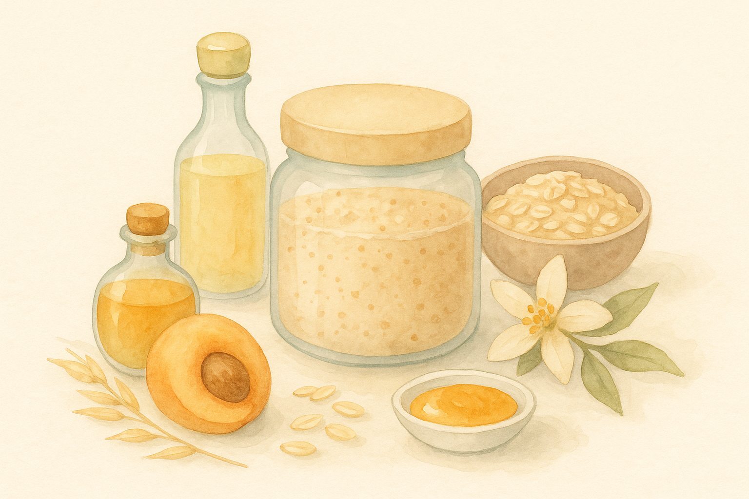 Image recette Exfoliant Corps Douceur d’Avoine et Fleurs d’Oranger