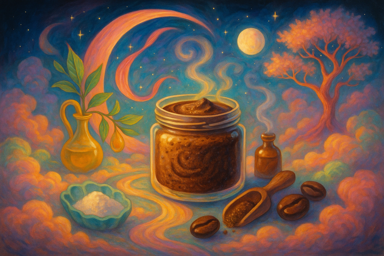 Image recette Déodorant Maison Exotique au Café et à l'Huile de Jojoba