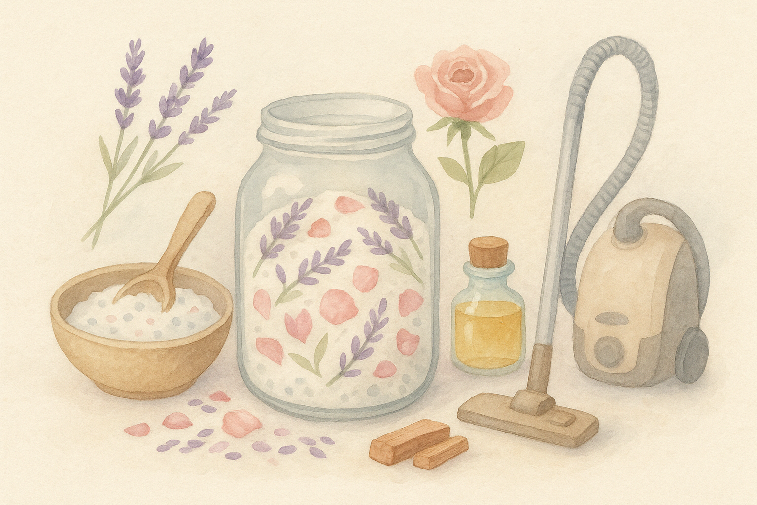 Image recette Granules Désodorisants DIY aux Fleurs Séchées et Bois de Santa...