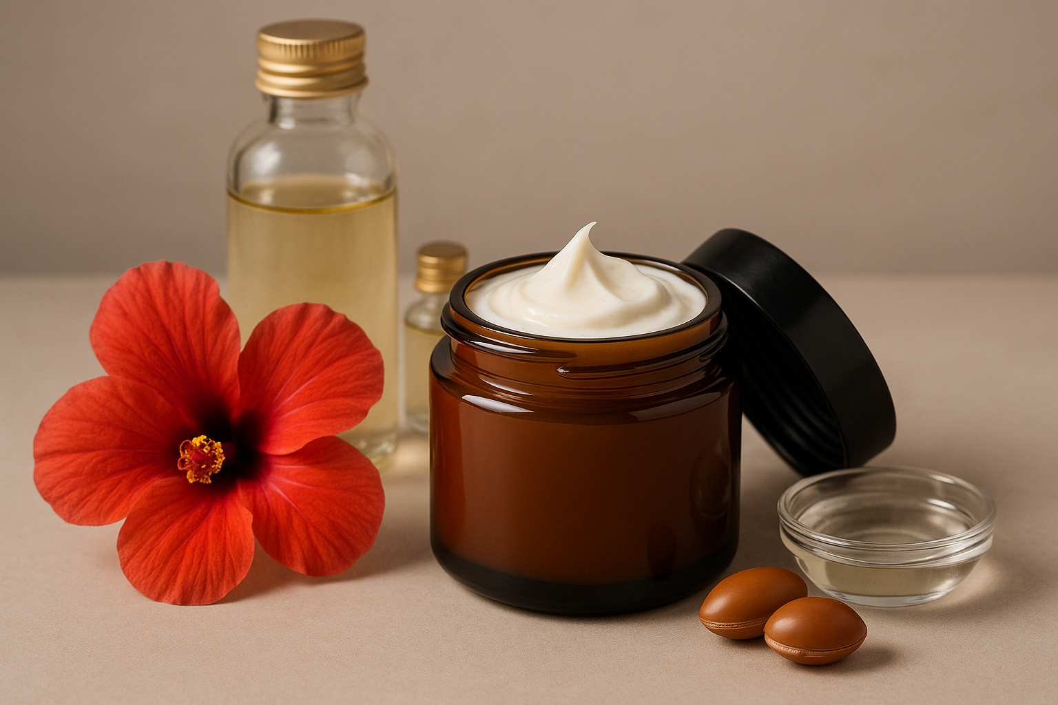 Image recette Crème Corps Nutri-Délice à l'Huile d'Argan et à la Fleur d'Hib...