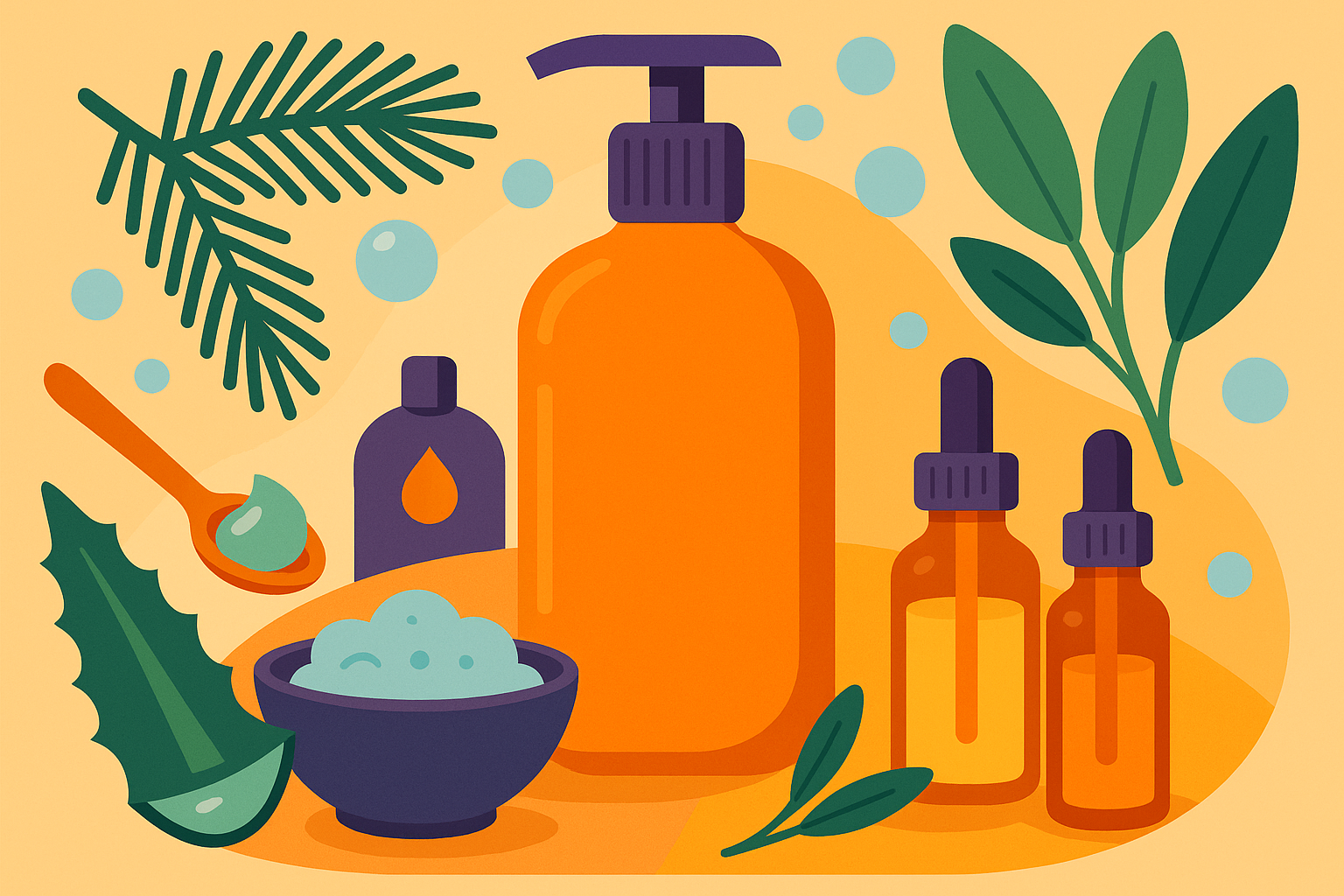 Image recette Gel Douche Maison Réveil Forêt : Fraîcheur Pin et Sauge