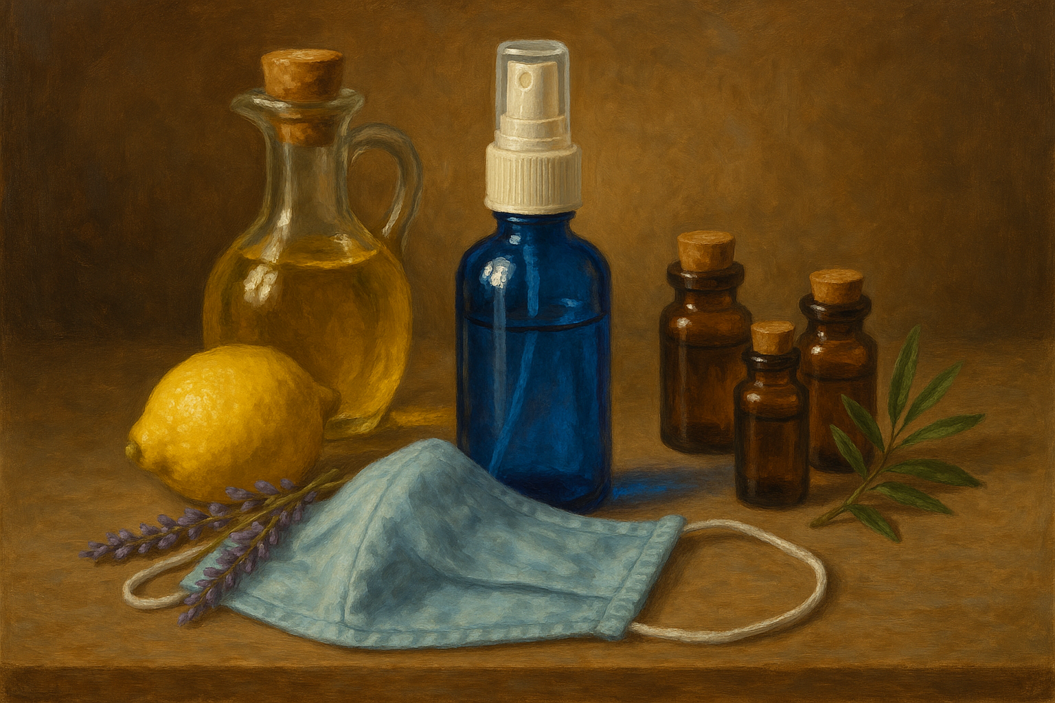 Image recette DIY Désodorisant Protecteur pour Masques en Tissu Spécial Covid