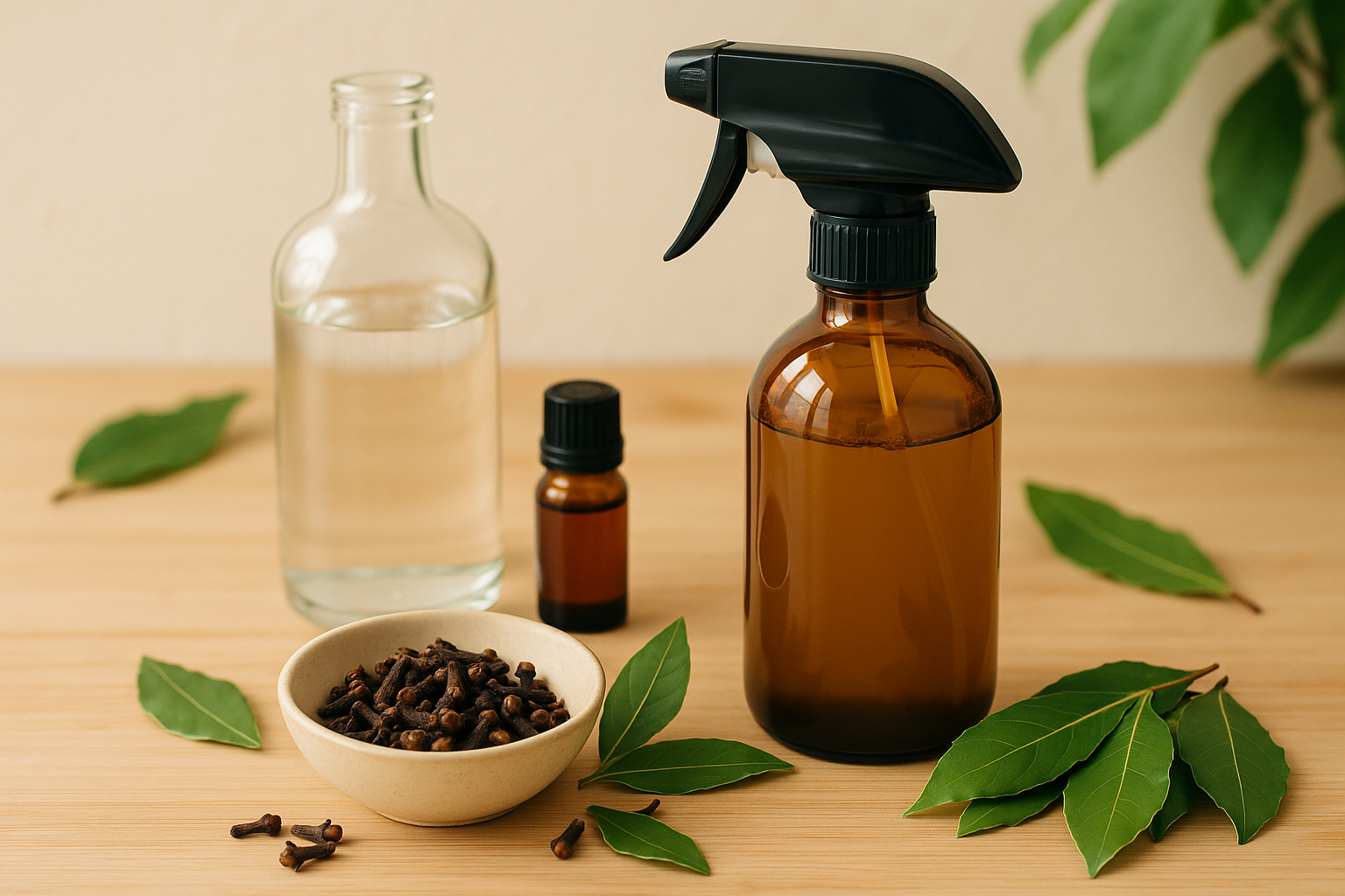 Première image de la recette Insecticide Maison au Clou de Girofle et Feuilles de Laurier