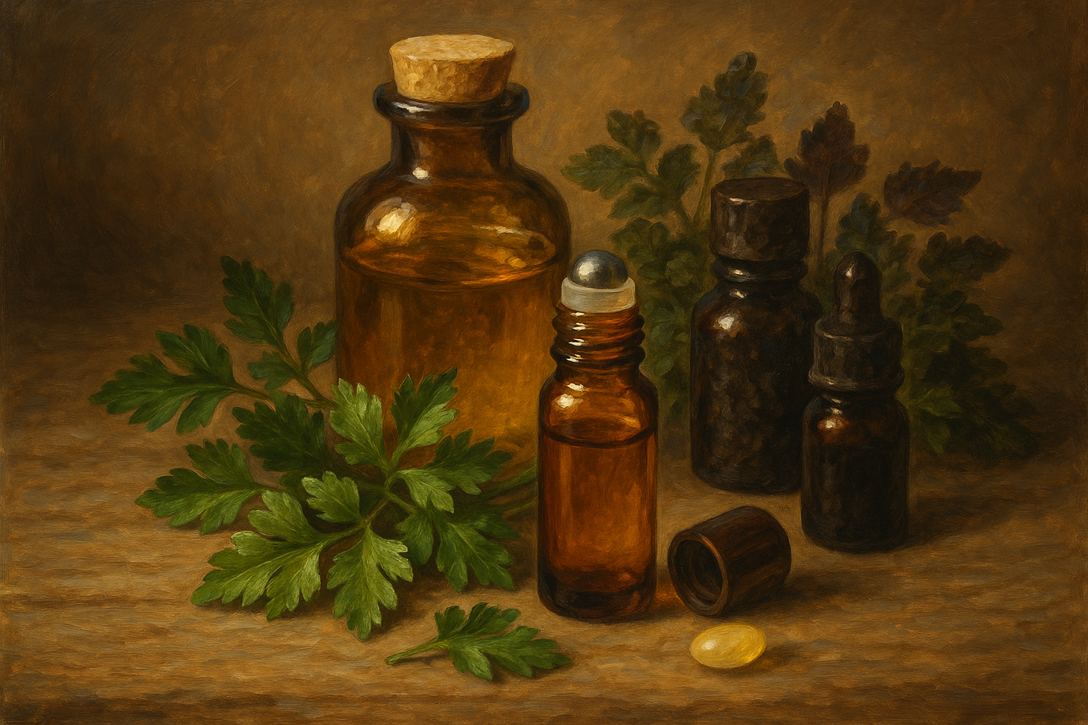 Image recette Sérum Cible Anti-Bouton au Persil Plat et Huile Essentielle de Patchouli