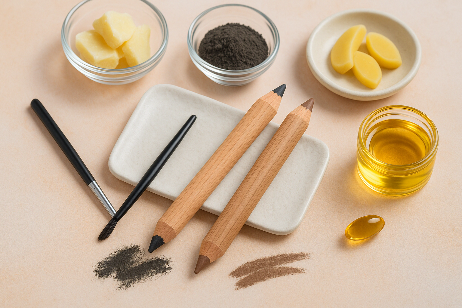 Image recette Duo Stylisateur de Ras de Cils DIY : Crayon Fondant Effet Degrade Naturel