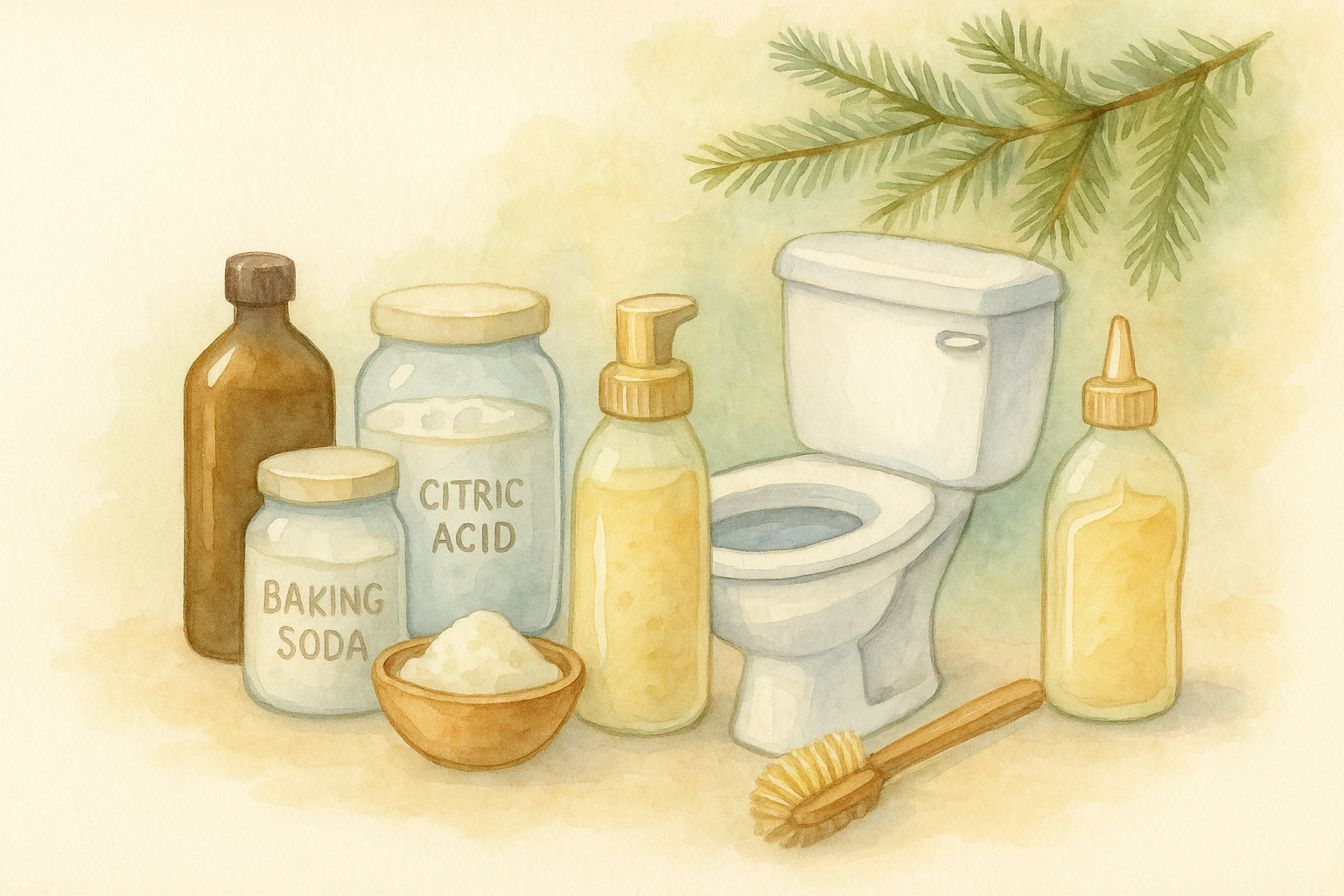 Image recette Nettoyant WC Crème Gélifiante au Sapin : Fraîcheur Forestière ...