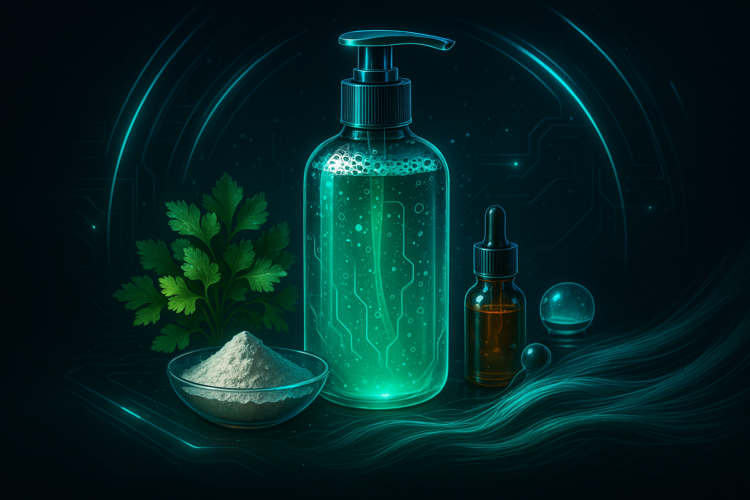 Image recette Shampoing Detox au Persil et Argile Blanche pour Cheveux Fatigués