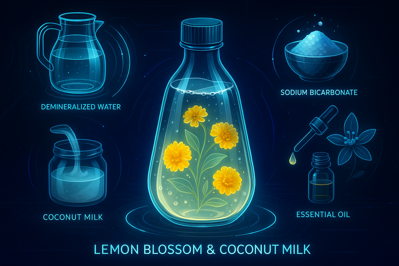 Image recette Assouplissant DIY Fleur de Citronnier & Lait de Coco