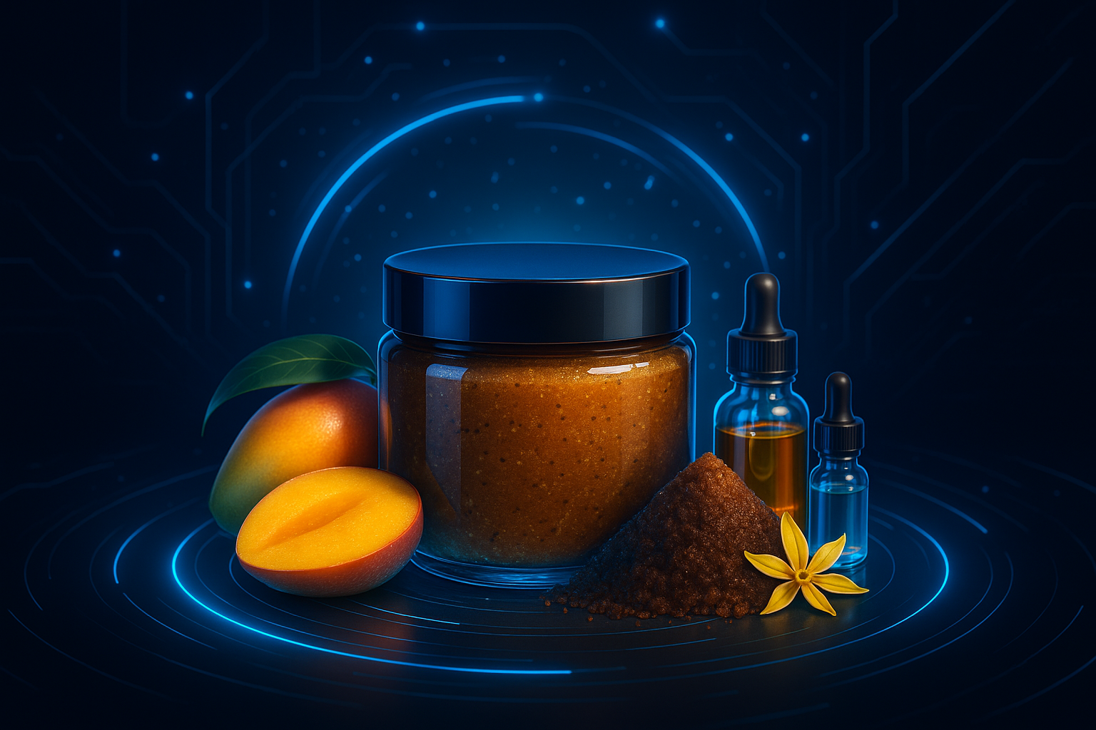 Image recette Gommage Corporel Fondant au Beurre de Mangue et Sucre Muscovado