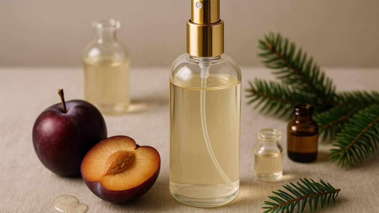 Image recette Spray Corporel DIY Éveil Boréal à la Prune et Sapin : Fraîcheur et Douceur Naturelle