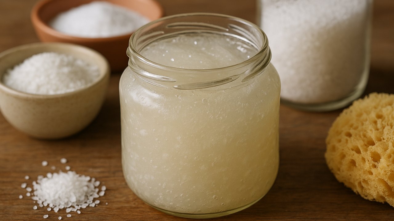 Image recette Déboucheur GelGrip : gel maison aux cristaux de soude pour can...