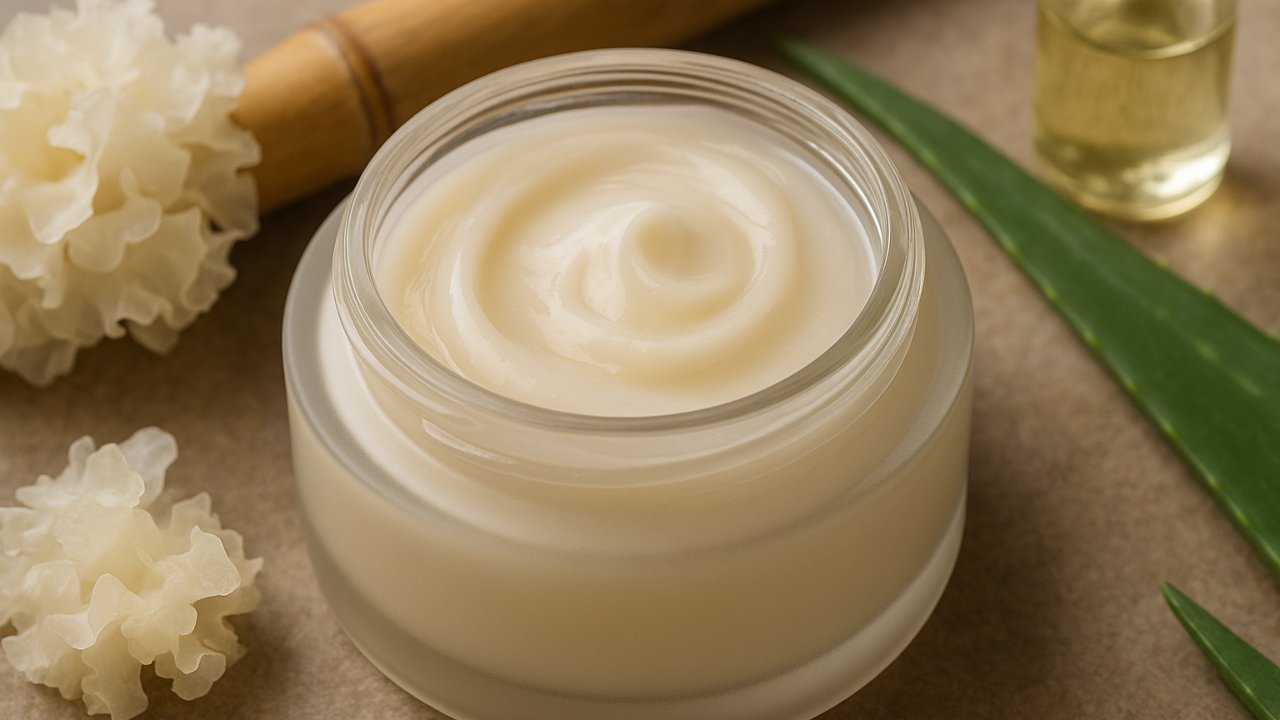 Image recette Gel-crème hydratant visage Rosée de Tremelle & Bambou