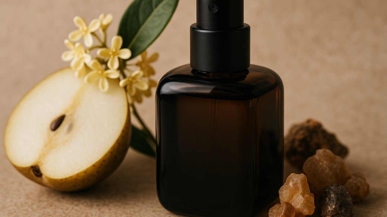 Image recette Opale Noire : Parfum DIY Osmanthus, Poire et Encens