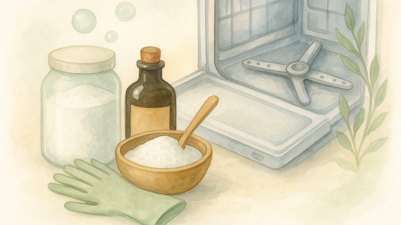 Image recette Masque décrassant oxygéné pour joints et bras d’aspersion du lave-vaisselle
