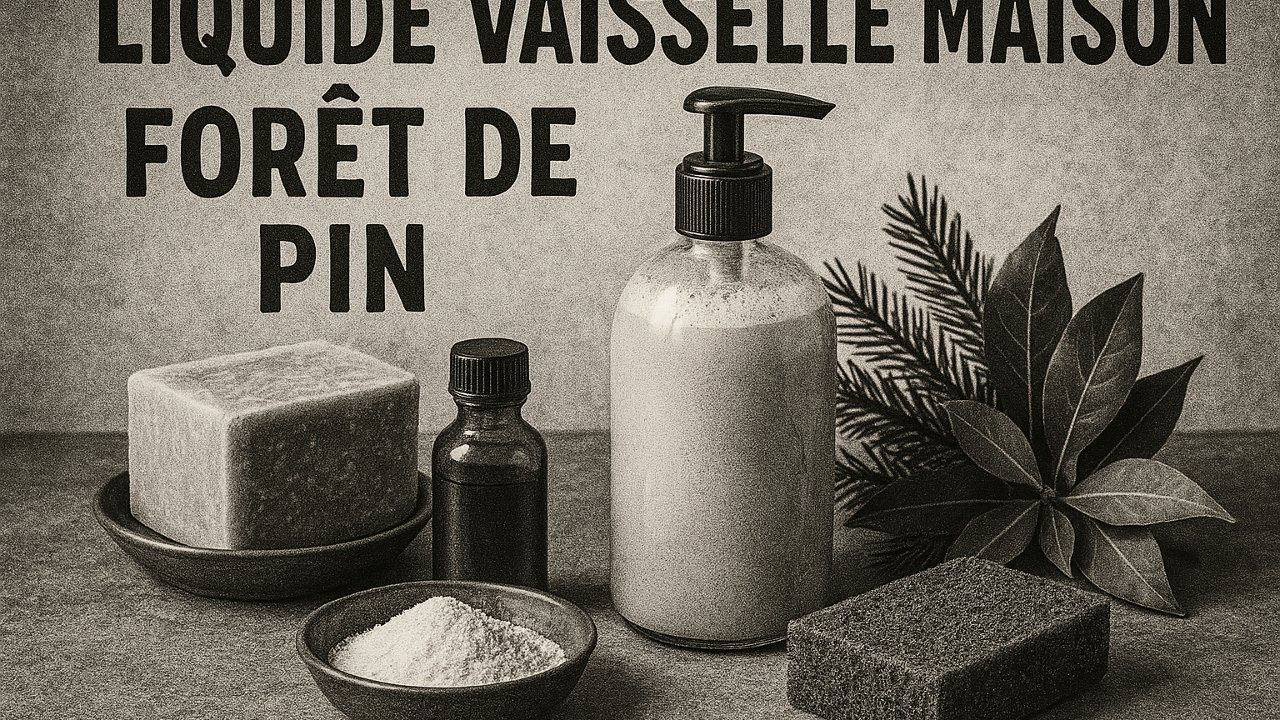 Image recette Liquide Vaisselle Maison Forêt de Pin : Recette Dégraissante a...