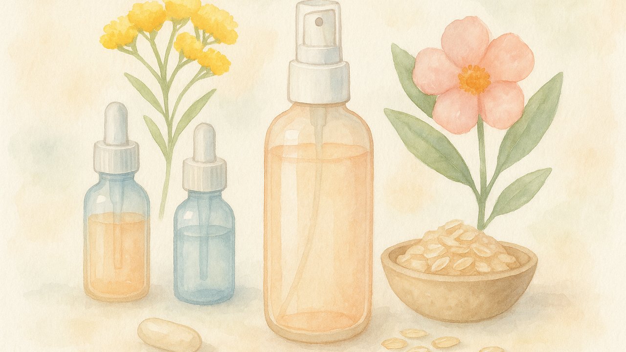 Image recette Lotion Visage Bouclier Doux à l’Hélichryse, Ciste et Bêta-Glucane d’Avoine