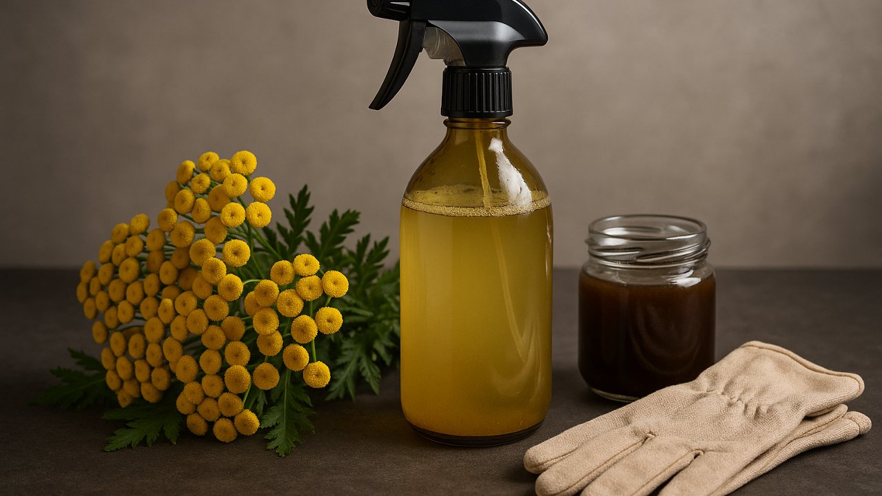 Image recette Insecticide Maison Bouclier Tanaisie : Spray Naturel Anti-Pucerons et Aleurodes