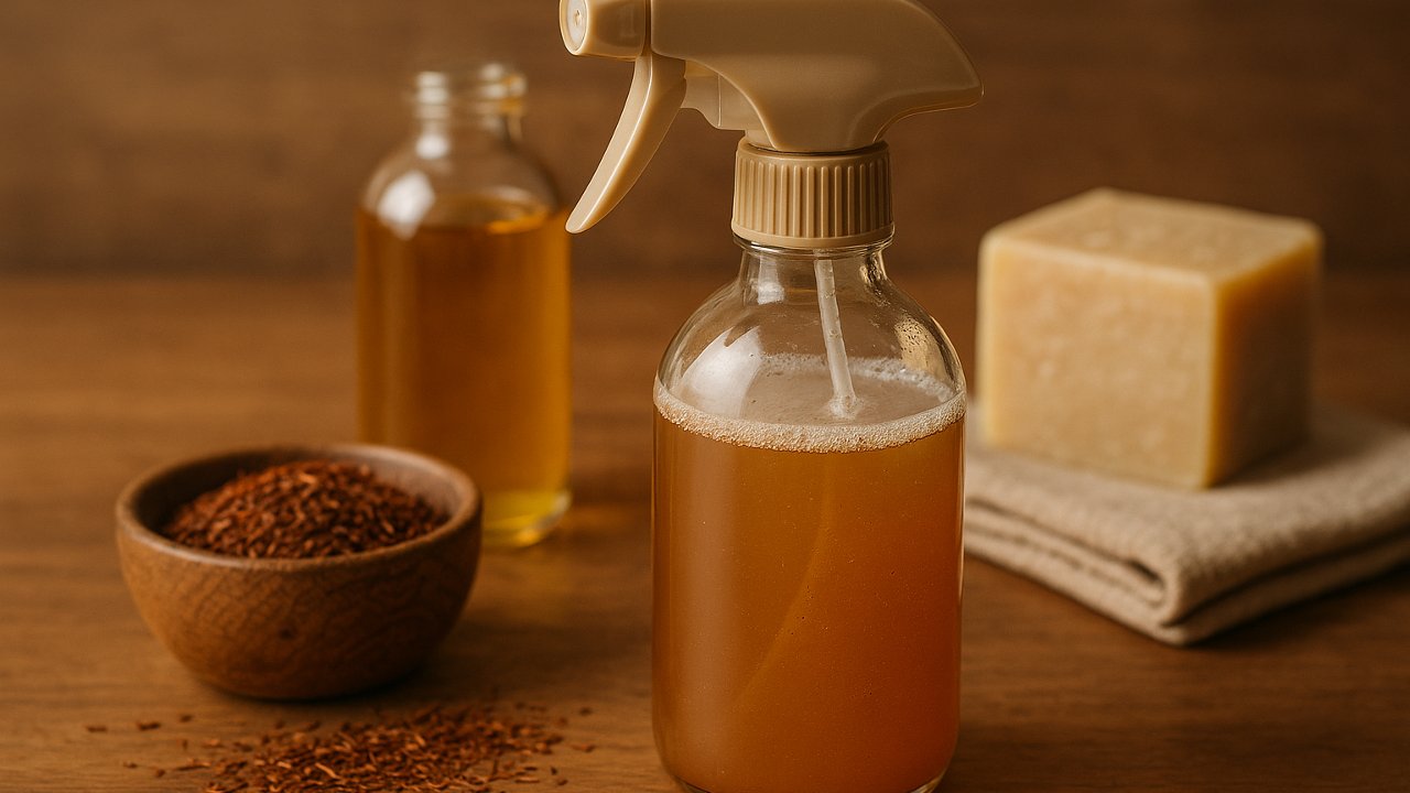 Image recette Patine Douce : Nettoyant Meuble Maison au Rooibos & Huile de Jojoba