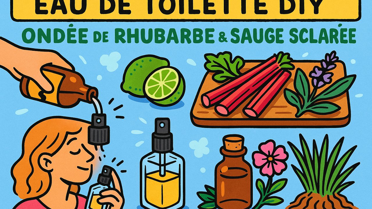Image recette Eau de Toilette DIY Ondée de Rhubarbe & Sauge Sclarée