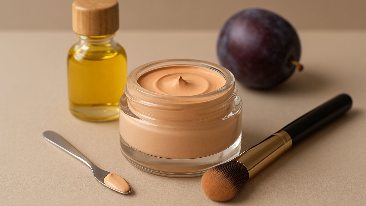 Image recette Anti-Cernes Crème Nude Lumière à l’Huile de Prune et Silice Soft-Focus