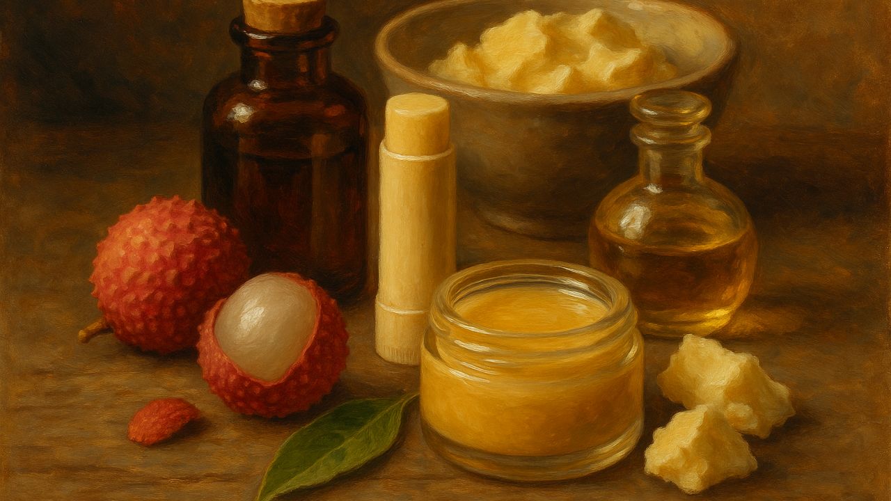 Première image de la recette Baume à Lèvres Maison Litchi Blanc & Murumuru