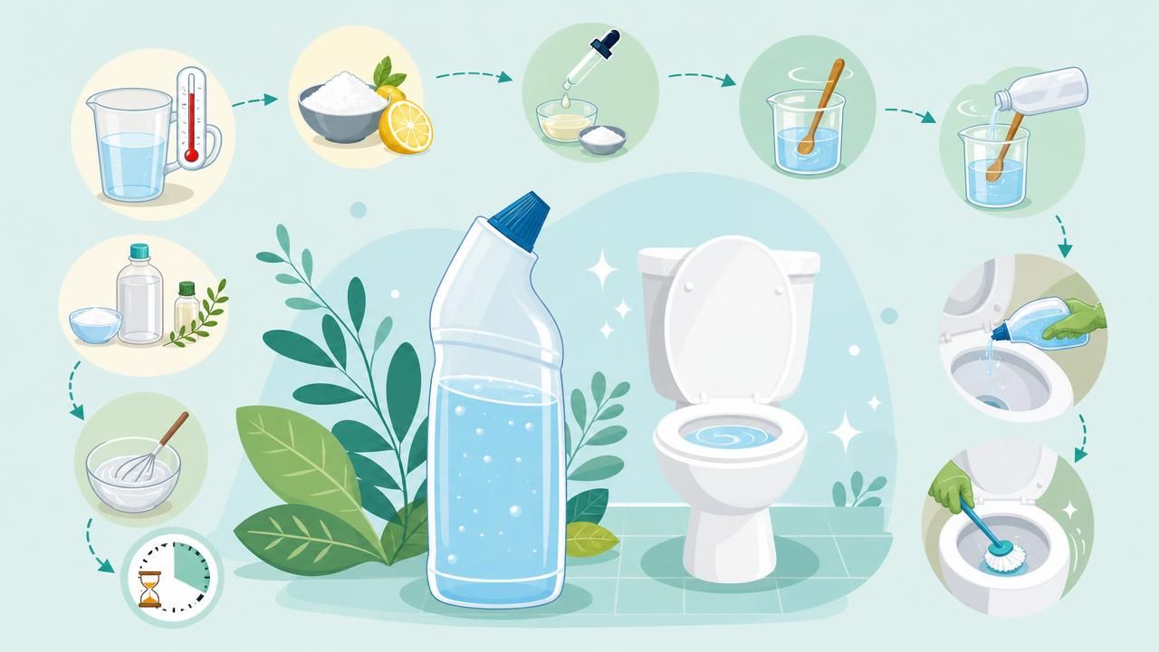 Première image de la recette Lotion WC détartrante à l’acide citrique