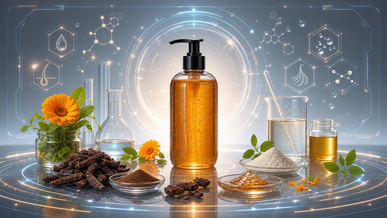 Première image de la recette Shampoing Doux Anti-Calcaire au Shikakai & Calendula pour Cheveux Ternes