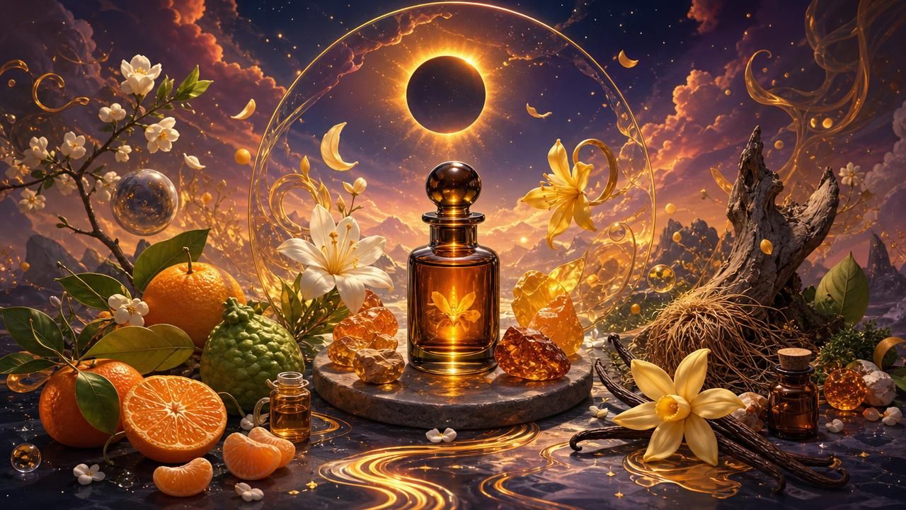 Image recette Éclipse de Mandarine : Extrait de Parfum DIY Floral, Boisé et Ambré