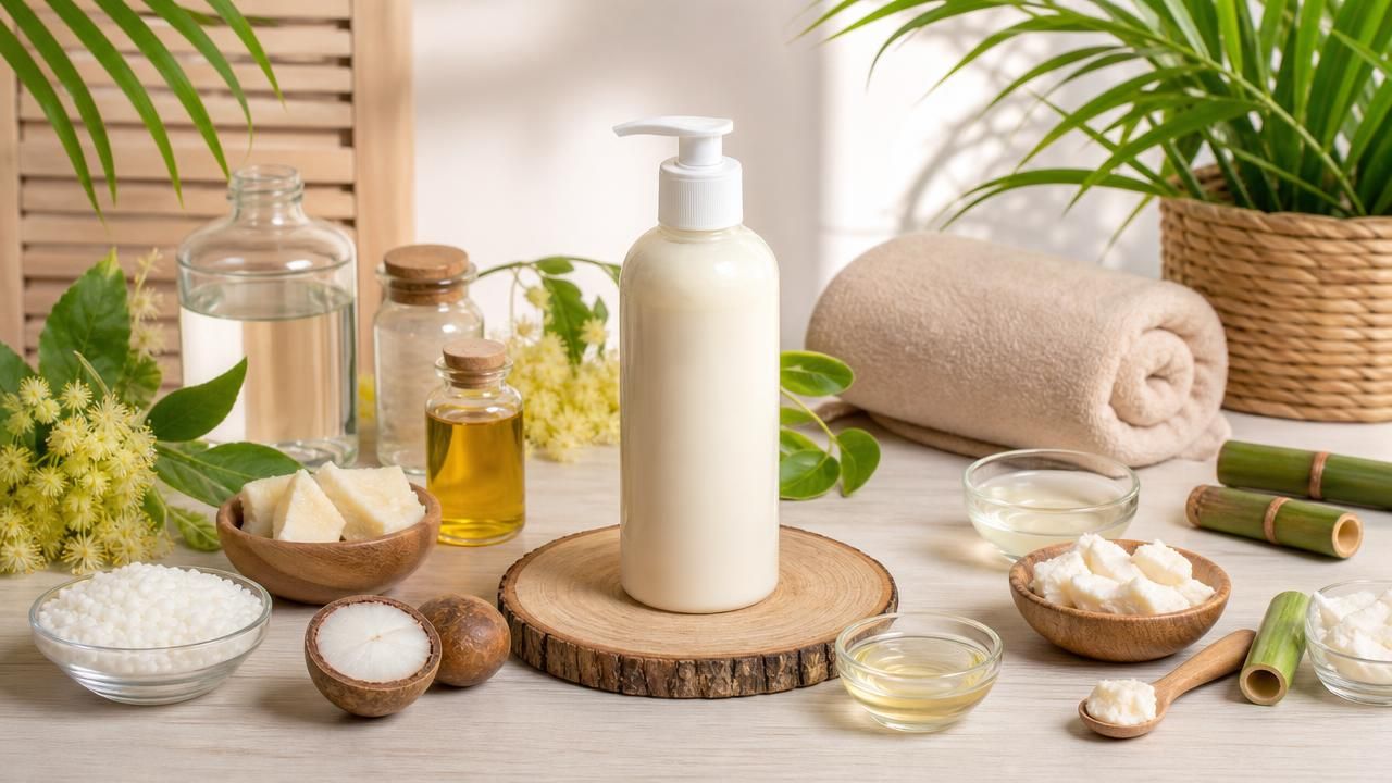 Image recette Après-shampoing maison lissant au Murumuru et Bambou pour cheveux souples et brillants
