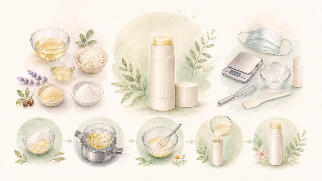 Première image de la recette Stick SOS Anti-Boutons au Soufre Doux, Zinc et Squalane