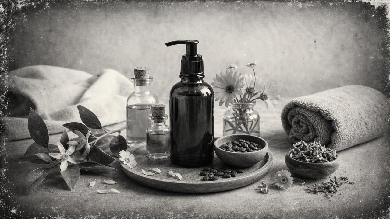 Première image de la recette Huile de Massage Jardin de Petitgrain : Glisse Soyeuse & Détente du Corps