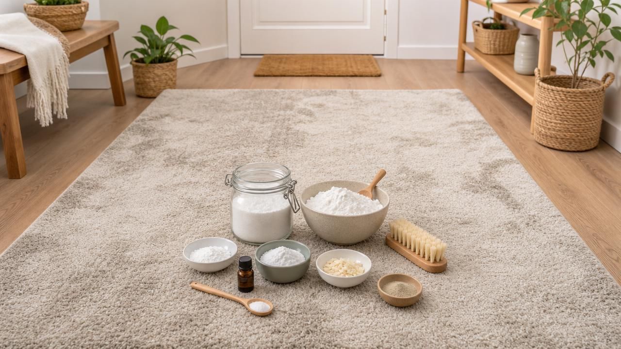 Première image de la recette Poudre Minute Anti-Traces de Chaussures pour Moquette et Tapis