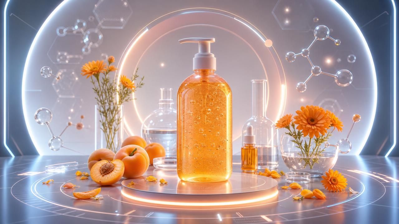 Première image de la recette Gel Douche Maison Velouté Abricot & Calendula