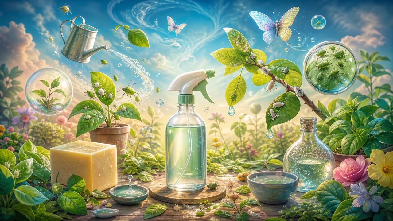 Première image de la recette Insecticide Maison au Savon de Marseille : Spray de Contact Anti-Pucerons pour Plantes