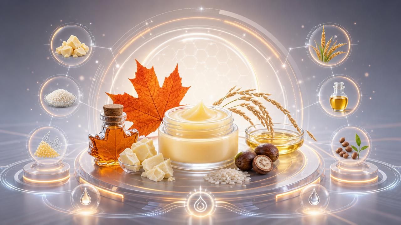 Première image de la recette Baume à Lèvres Maison Érable & Riz : Soin Barrière Fondant pour Lèvres Sèches